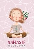 Namaste Notebook: A Ruled Notebook With A Goal Planner And A Yoga Pose Chart by Penelope Pewter, Notebooks and Journals