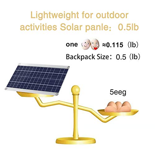 Solar Panel 25W 18V 12V Bendable Flexible,Solar Car Battery Charger Maintainer Portable Trickle Charger with Cigarette Lighter Plug,Charging Clip Line for Motorcycle RV Boat with 10A Charge Controller - Thumbnail 3