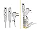 Oxford Light TOP RATED 8-Ft White Extension Cord 3 Outlet Indoor/Outdoor Extension Cord, OL454418 White, Flat Plug Flat Extension Cord, 3-Wire, White, 8-Foot, 16AWG UL Listed
