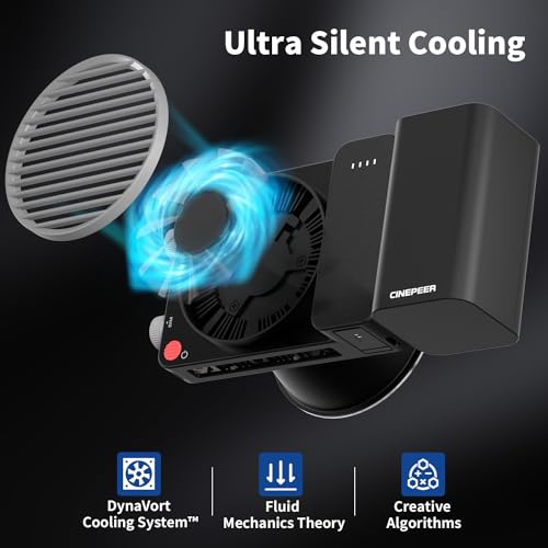 Video Light, ZHIYUN CINEPEER CX100 [Official] 100W COB Video Light, 2700-6500K, 3840Lux, TLCI 97+ CRI 96+, Dimmable, Portable Light with Reflector, Diffusion Dome for Lighting, Photography