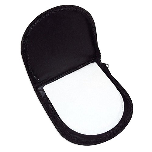 Nylon Zippered CD/DVD Wallet/Storage Case, Portable 12 CD/DVD Disc