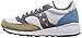 Saucony Originals Men's Jazz 91 Classic Retro Sneaker, White/Tan/Black, 6.5 M US