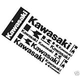 Kawasaki Sticker Sheet - Black