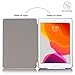Hocase iPad 7th/8th Generation Case, iPad 10.2 2019/2020 Case, PU/Synthetic Leather Smart Flip Cover Case with Unique Design, Auto Sleep/Wake Feature, Microfiber Lining Hard Back - Burgundy Flowers