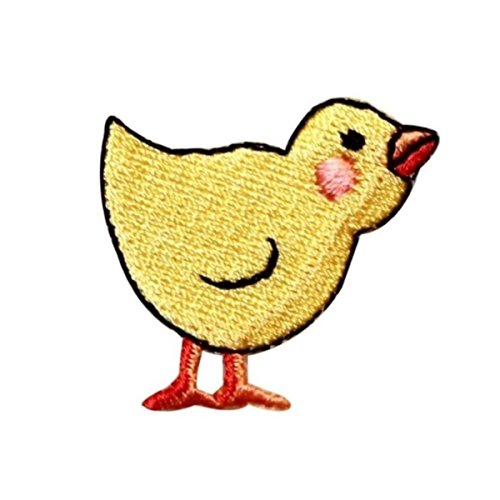 ID 0531A Tiny Duckling Patch Baby Duck Chick Embroidered Iron On Applique