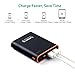 Lumsing 13400mAh Portable Charger - Compact 2-Port Ultra Portable Phone Charger Power Bank with PowerIQ Technology for SmartPhones,Tablets(Black)