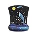 Blue Whale-Exco MSP-011 3D Sublimation Non-slip Soft Ergonomic Mouse Pad With Memory Form Wrist Rest (Blue Whale)