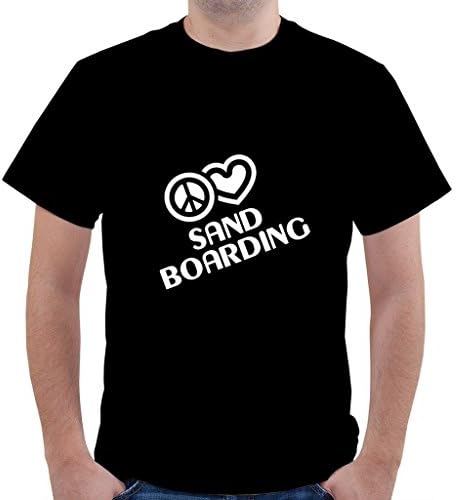 PEACE LOVE SAND BOARDING Sport Unisex Short Sleeve T Shirt