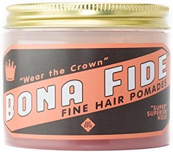 Bona Fide Pomade, Super Superior Hold, 4 oz. by Bona Fide