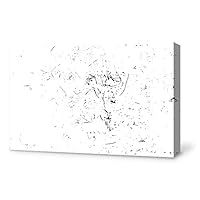 Canvas Wall Art Construction Sketches Canvas Prints Home Artwork Decoration for Living Room,Bedroom - 12x18 inches