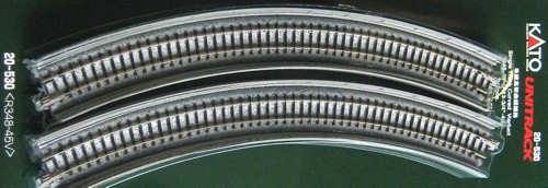 N 348mm 13-3/4" Radius 45-Degree Viaduct (2)