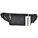Fenarzo Unisex Slim Sports Fanny Pack (A-Black)