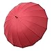 Saiveina 47 Inch Auto Open Straight Strong Durable Umbrella, 190T Fiber Waterproof Windproof Sport Umbrella 16 Ribs