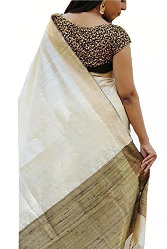 nirdharit lifestyle women's cotton saree with blouse piece (saree for women)
