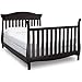 Delta Children Lancaster 4-in-1 Convertible Baby Crib, Dark Chocolate