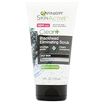 Garnier SkinActive Clean+ Blackhead Eliminating Acne Treatment Scrub, Oily Skin, 5 fl. oz.