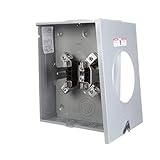 Siemens SUAT417-XGF 200-Amp Overhead or Underground Feed Meter Socket with Ringless Meter Cover and Barrel Lock