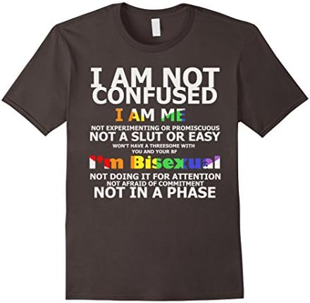 Men's Bisexual But Not Shirt, Gay, Lesbian, LGBT Pride Shirt. Small Asphalt