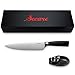 Sharp 8'' Chef Knife & Sharpener, Balanced Quality Stainless Steel Blade: Easily Cut Sushi, Sashimi, Chicken Meat & More, Professional Cutting, Chopping, Slicing & Dicing, Ergonomic Kitchen Equipment