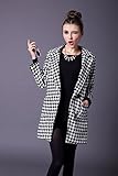 Amoin Women's Thicken Fleece Faux Fur Coat