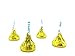 Hershey's Kisses Milk Chocolate Party Candy, Yellow Foil (Pack of 2 Pounds)
