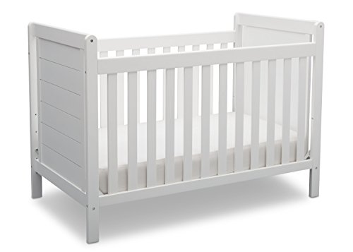 Delta Children Sunnyvale 4-in-1 Convertible Crib, Bianca, White