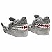 Stompeez Animated Shark Plush Slippers - Ultra Soft and Fuzzy - Mouth Opens and Closes as You Walk - Small