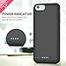 HETP Battery Case for iPhone 6s Plus/ 6 Plus Upgraded 8500mAh Portable Rechargeable Charger Case for iPhone 6 Plus Extended Battery Pack for iPhone 6s Plus Protective Charging Case [ 5.5 inch ]-Black