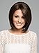 Brown Wigs for White Women Short Straight Bob Style Wig Natural Looking Synthetic Full Wig Costume Daily Party Hair Wigs with Wig Cap (Dark Brown) MLS049