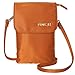 INICAT Women RFID Blocking Small Crossbody Bags Cell Phone Purse Wallet with Credit Card Slots(Brown)