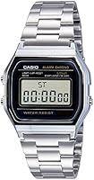 Casio A158WA-1R Reloj Digital, Cuadrado