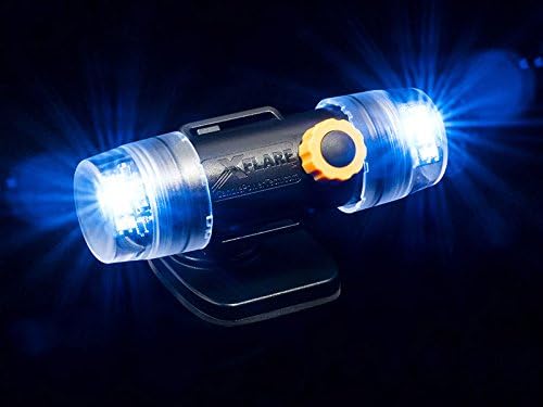 THECLIP.COM X-Flare LED Multi-Programable Strobe, Flood, Waterproof, Must-have Light, Connects with GoPro Accesories