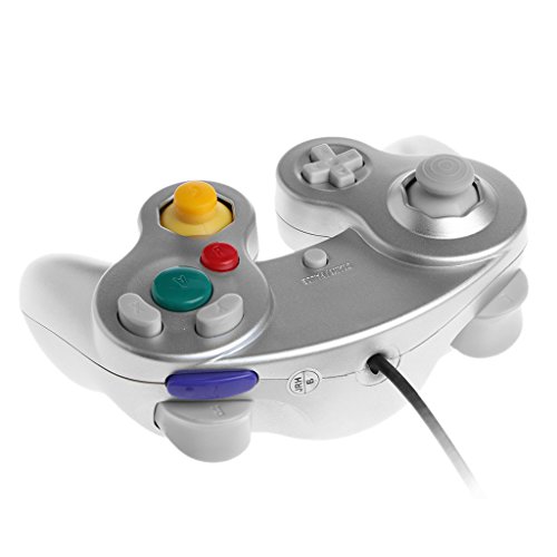 yournameI NGC Wired Handheld Joystick Gamepad Controller for Nintendo Gamecube Console - Thumbnail 6