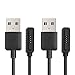 [2-Pack] TUSITA Charger Compatible with Asus ZenWatch 2nd WI501Q WI502Q - USB Charging Cable 100cm - Smartwatch Accessories