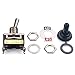 GLE2016 AC 250V 15A Amps ON/OFF 2 Position SPST Toggle Switch with Waterproof Boot