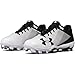 Under Armour Boys Leadoff Low Jr. RM Baseball Shoe, Black (011)/White, Little Kid 11 US