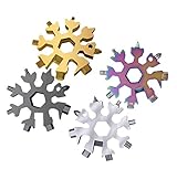 Schneeflocken Multitool 18-in-1 Edelstahl tragbare Schraubendreher Flaschenöffne