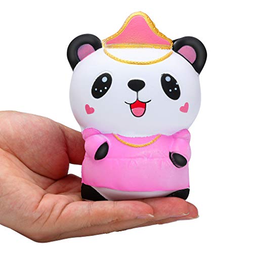 Mikilon Slow Rising Toy, Squishies Doctor Panda Kawaii Cream Scented Slow Rising Stress Relief Toy (A)