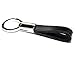 Mehr® Classic Leather Key Chain | Elegant, Timeless, Multi-Ring Capable Keychain (Black)