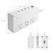 AMIR Travel Power Strip(3 AC Outlets+ 4 USB Ports) with USB, 3 Universal Travel Adapters/Sockets, Surge Protector Electric Charging Station(UK/AU/ EU), International Charging Station