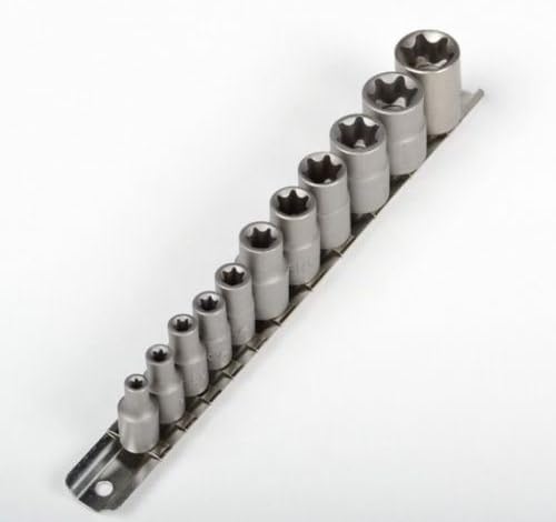 11 pc Torx Star Bit Female E Socket Set Automotive Shop Tools External E4-E20