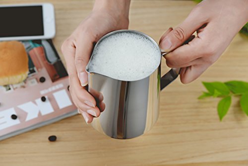 image for Apexstone Espresso Steaming Pitcher 20 oz,Espresso Milk Frothing Pitch