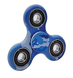 YORKING EDC Hand Spinner Fidget Toy with Stainless Steel Hybrid Ceramic Bearings 608 Relieve Stress Anxiety and Boredom All At Your Finger Tips (Camouflage Blue)