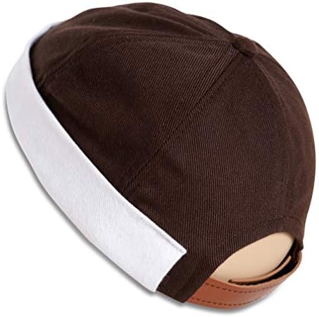 SnugZero - Brimless Adjustable Docker Hat Beanie | Retro Cotton No Visor Cap