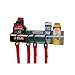 Pit Posse - Garage/Trailer Storage Organizer - Tie-Down Hangers - Aluminum Rack Holder Shelve - Hangs On Block Garage Wall, Drywall, Wood Or Steel Trailer Studs - Automotive Accessories(Silver) primary