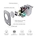 European Travel Plug Adapter,ORSEN European Plug Adapter US to Europe with 2 USB Ports,2 American Outlets- 4 in 1 for Most of Europe,Greece,France,German,Italy, Israel, Spain (Type C)
