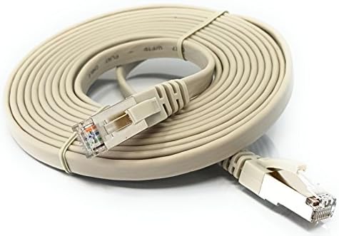 2M Flat Cat 7 Ethernet Network Lan Broadband Cable RJ45 600MHz-10Gbps Patchcable Switch Modem Router For High Speed Networks