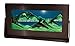 Exotic Sands Original Made in the USA - Md32 Medium Black Frame (Summer Turquoise) Black Anodized Aluminum Frames for contemporary Homes or Offices.