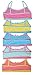 'Sweet & Sassy Girls\' 5 Pack Cotton and Spandex Crop Training Bra (Large - 14/16, Assortment 4)'