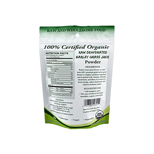Chérie Sweet Heart Barley Grass Juice Powder (Organic), 4 ounce